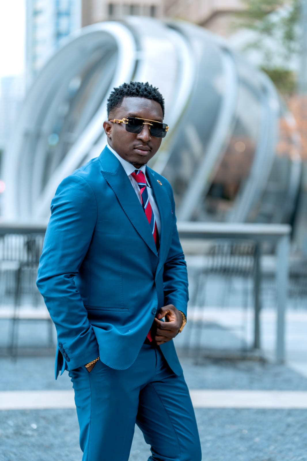 Blue tuxedo premium wear